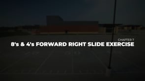 8’s & 4’s Forward Right Slide Exercise
