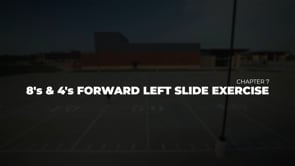 8’s & 4’s Forward Left Slide Exercise
