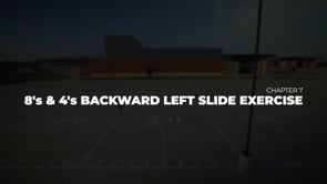 8’s & 4’s Backward Left Slide Exercise