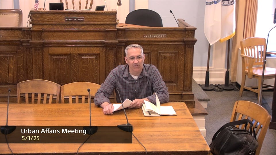 Urban Affairs Committee 5-1-25
