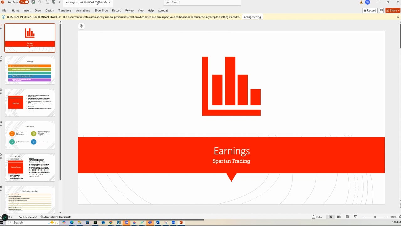 Masterclass 82 - Earnings, Playing After the Release
