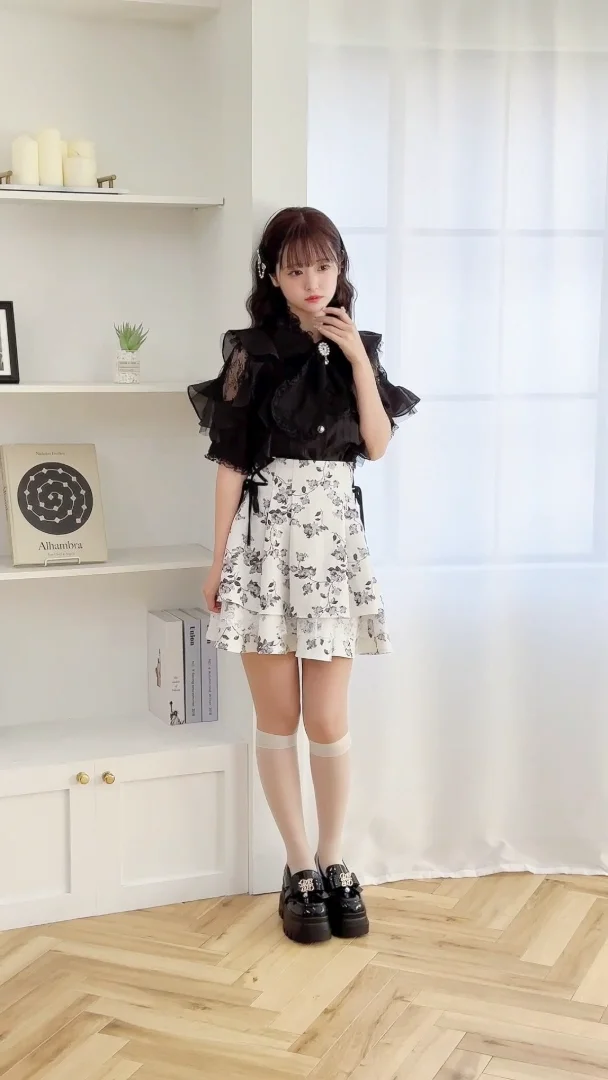 レーシーティアードミニスカート | Rlab store
