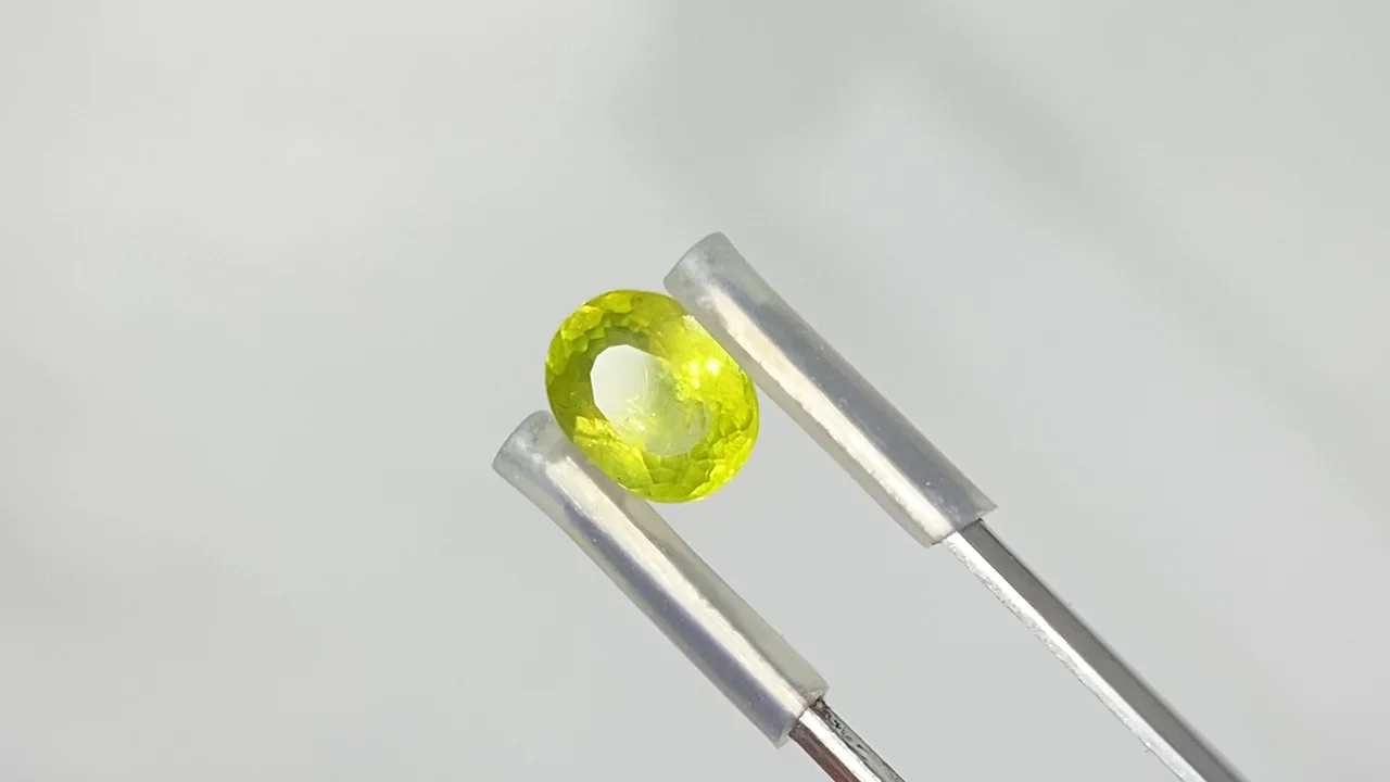 動画】【1点もの】宝石質グリーンエンスタタイト ルース ファセット