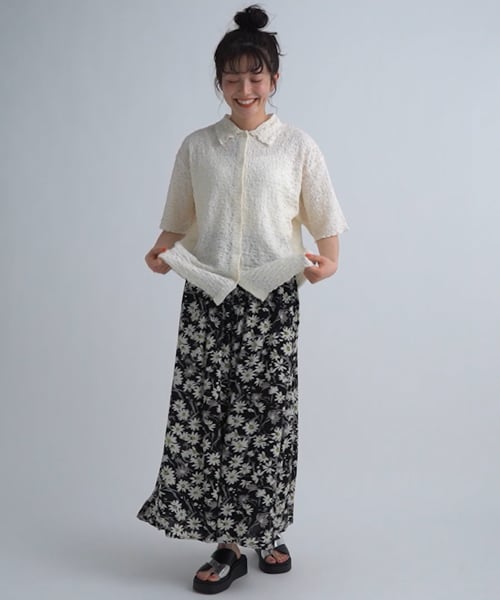 KM プロフ推奨◎ コメント値段交渉⭕️商品 テロシボワイドパンツ | [公式]ニコアンド（niko and ）通販