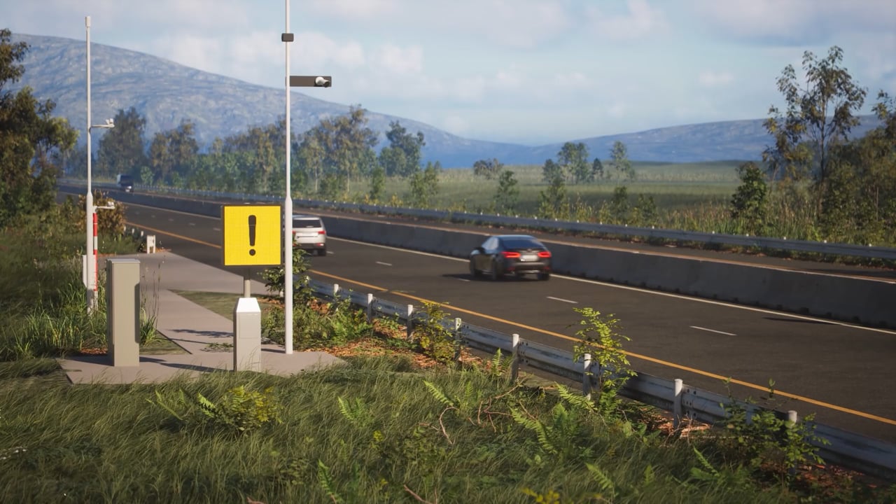 Road Safety System 3D Animation