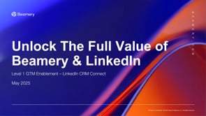 LI CRM C_May 2025_Level 1 Enablement_Part 1