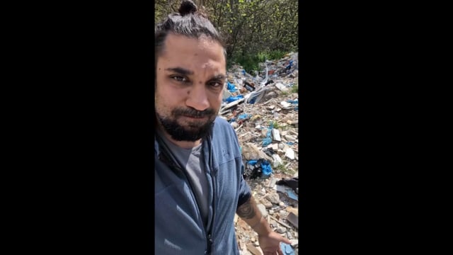 Ακόμα μια παράνομη χωματερή στον ποταμό Κηφισό 11-4-2025