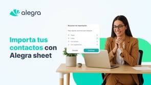 Importación de contactos con Alegra Sheets