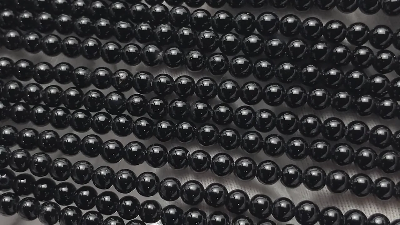 オニキス ラウンド3mm ｜天然石ビーズの卸問屋・通販ケンケン