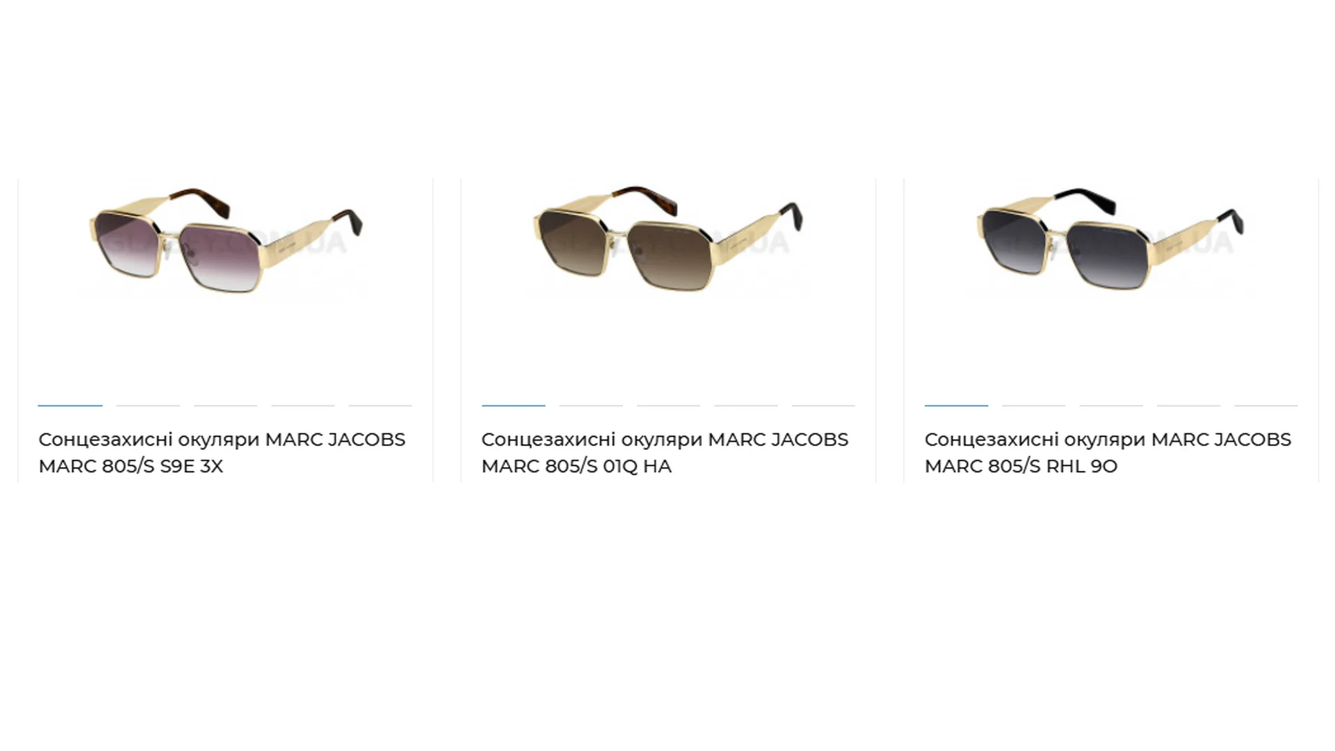 MARC JACOBS MARC 805/S S9E 3X - Стильные золотистые очки