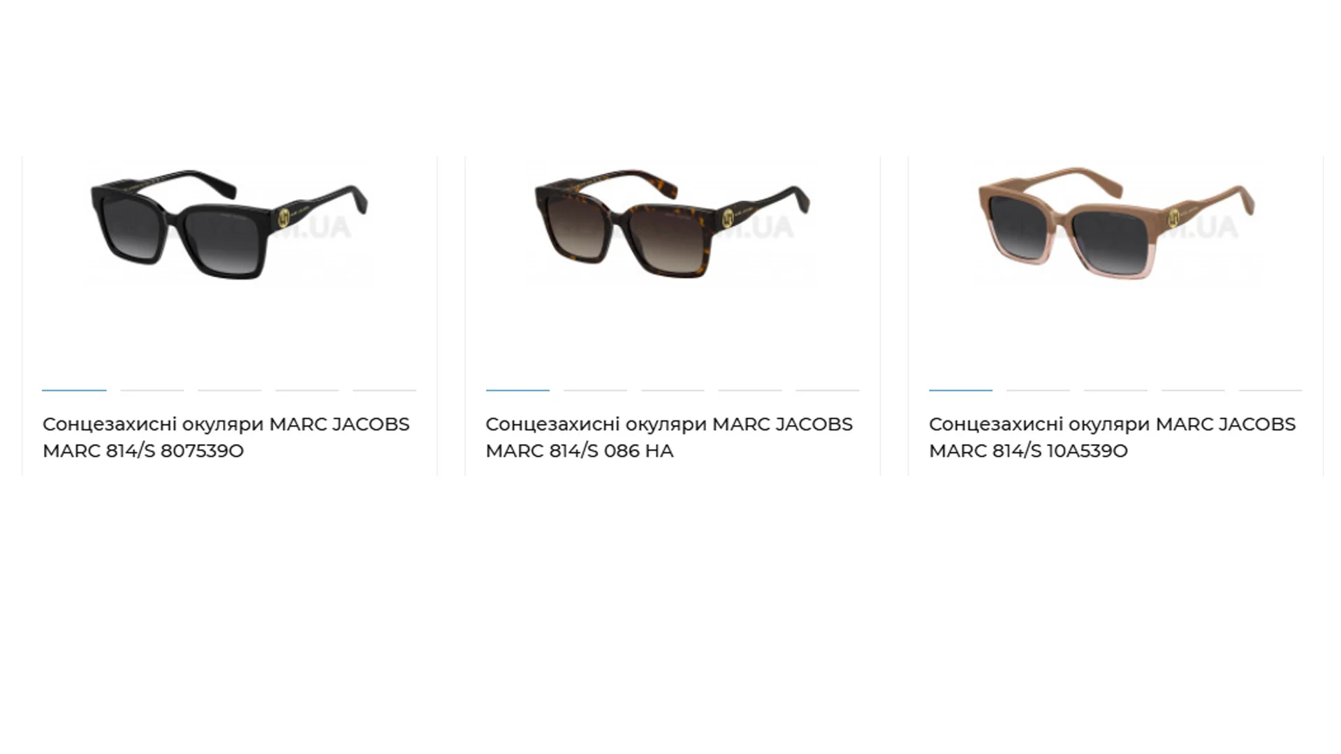 Очки MARC JACOBS MARC 814/S 807 9O - Чёрные - Ацетат