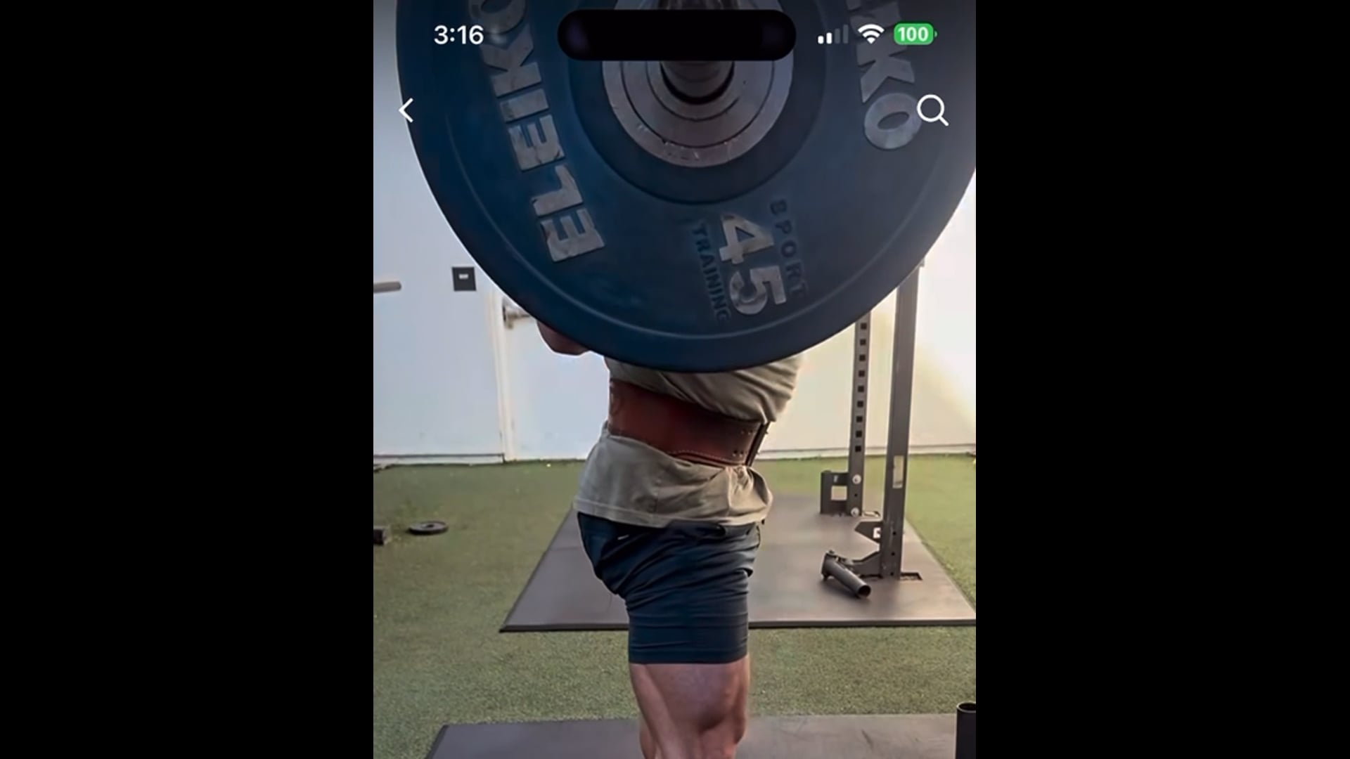 Watch Micah Awe's Squat Weightroom Max: Public