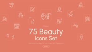 Animated Beauty Icon Art Set, an Outline Icon by Prosymbols (Thumbnail 4 of 4)