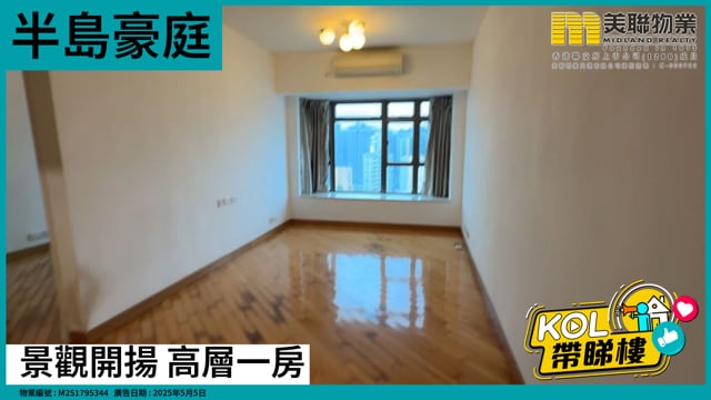 景觀開揚 高層一房