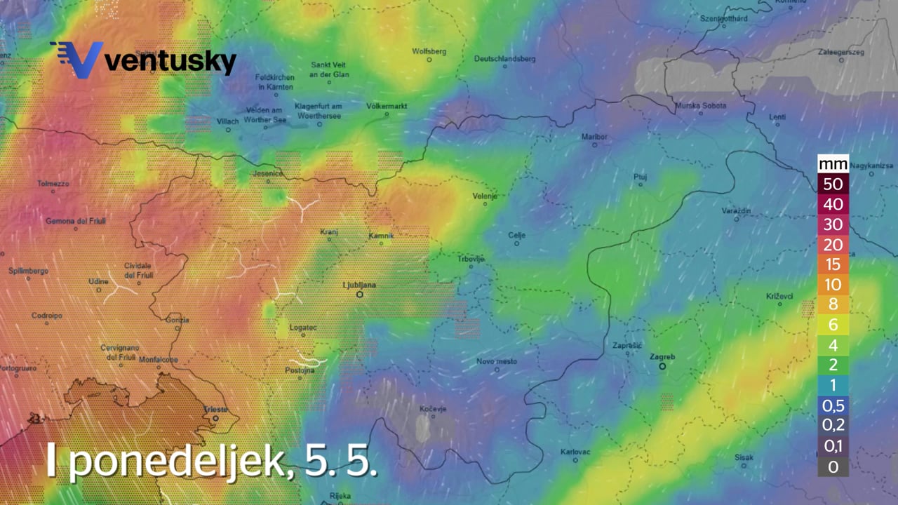 Slabo vreme, nato pa še temperaturni obrat #animacija