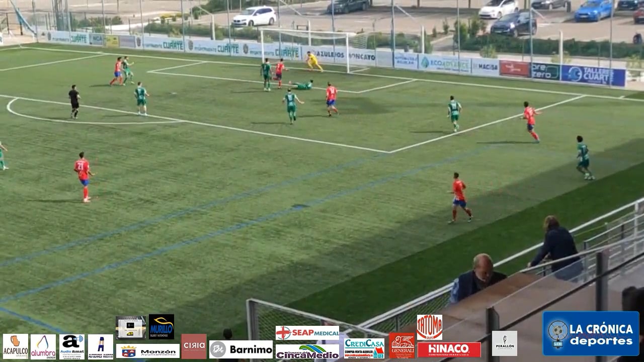 (RESUMEN y GOLES) Cuarte 3-2 At.Monzón Alumbra / J 33 / 3ª RFEF