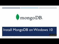 Install MongoDB 8 on Windows 10