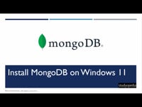 Install MongoDB 8 on Windows 11