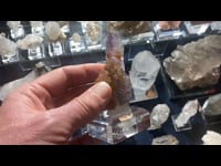 1912 Partiell gefärbter Amethyst Zepter auf Quarz, Chummibort, Binntal, VS