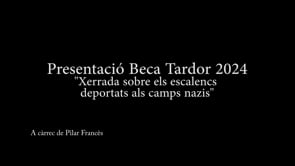 Presentació de la recerca de la Beca de tardor de l''Escala 2024