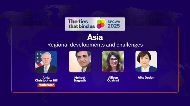 Asia Regional developments and challenges