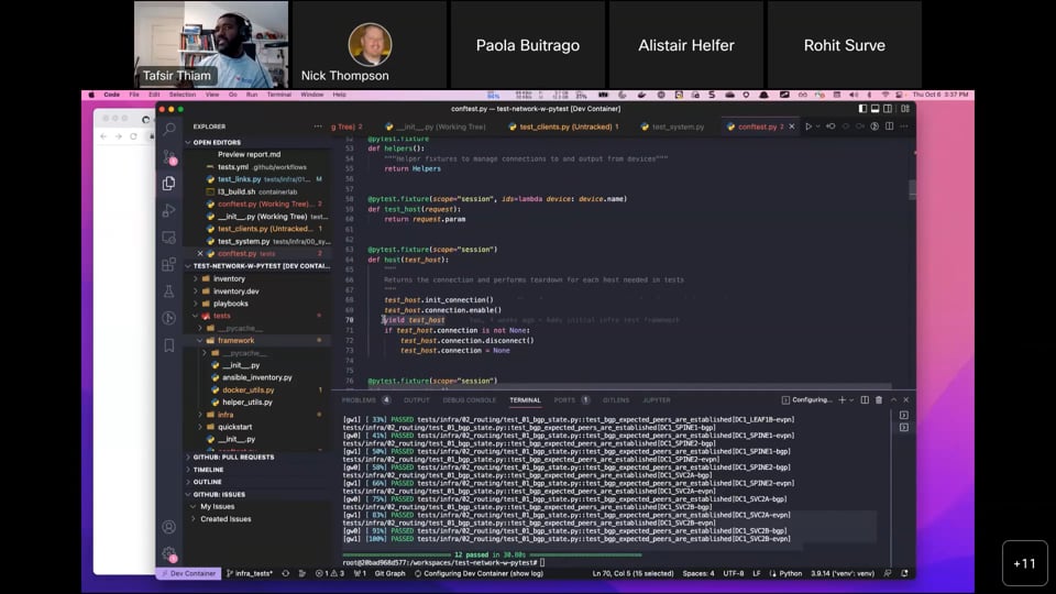 Programmability and Automation Meetup: Infrastructure Test Automation Series #2 - More Pytest
