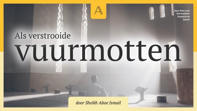 Als verstrooide vuurmotten