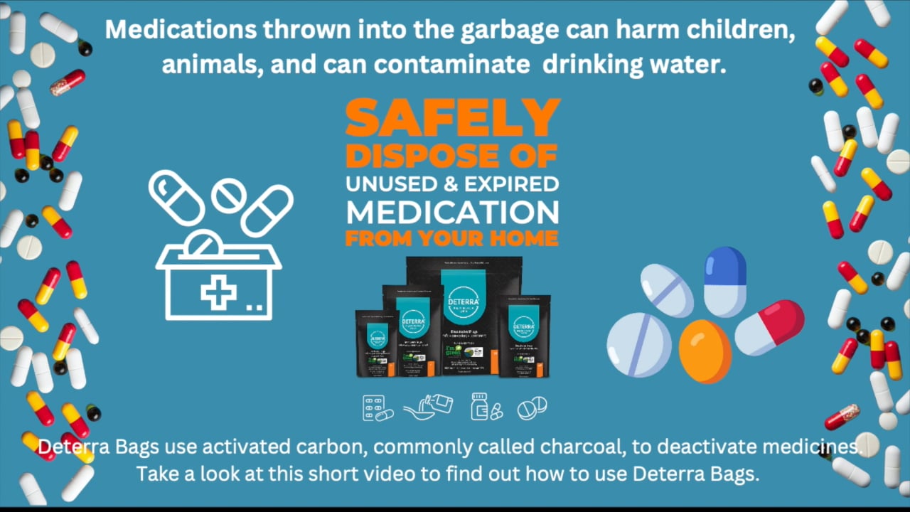 CAP Deterra Drug Disposal Kit Video Instructions