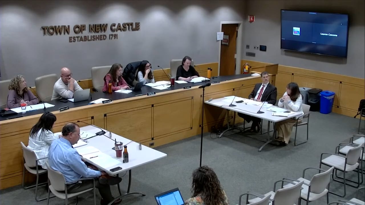 Town Board of New Castle Work Session & Meeting 4/8/25