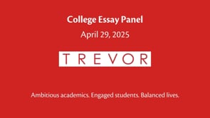 College Essay Panel 2025