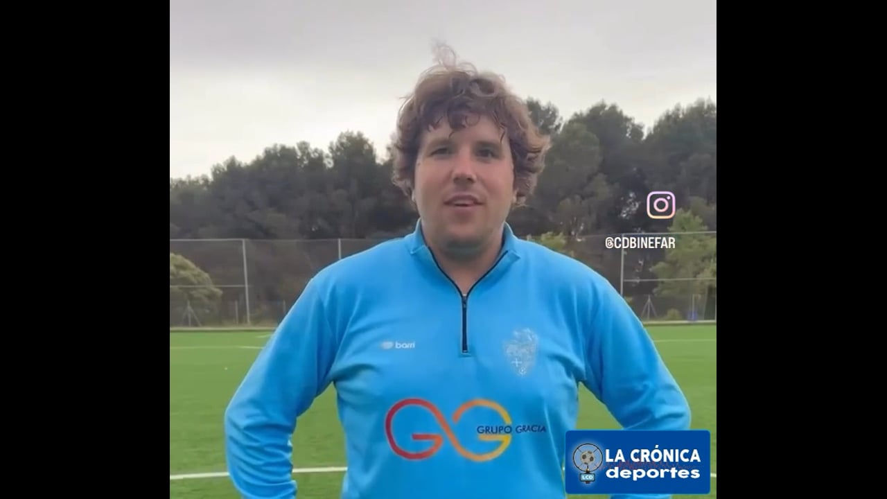 LUIS ARCAS (Entrenador Binéfar, el equipo celeste jugará el PlayOff) SD Huesca B 1-1 CD Binéfar / Jor. 33 / Tercera Rfef