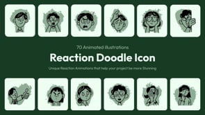 Animated Reaction Doodle Icon, an Outline Icon by Vectors Market (Thumbnail 4 of 4)