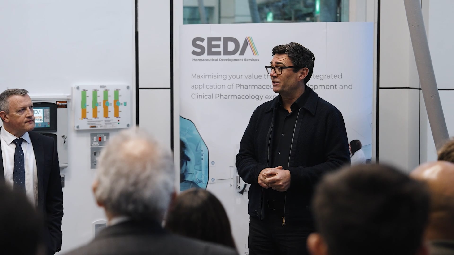Andy Burnham Opens Seda CMS Manufacturing Facility | Seda CMS