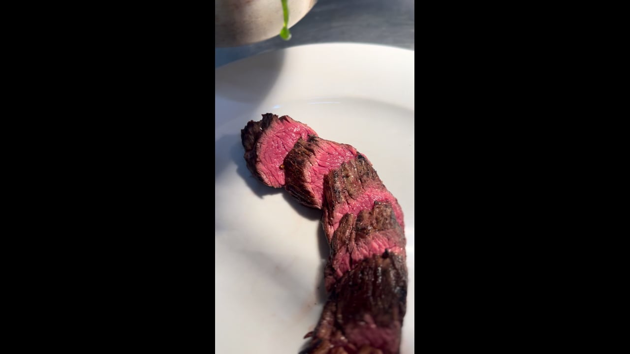 Onglet/ wild garlic butter