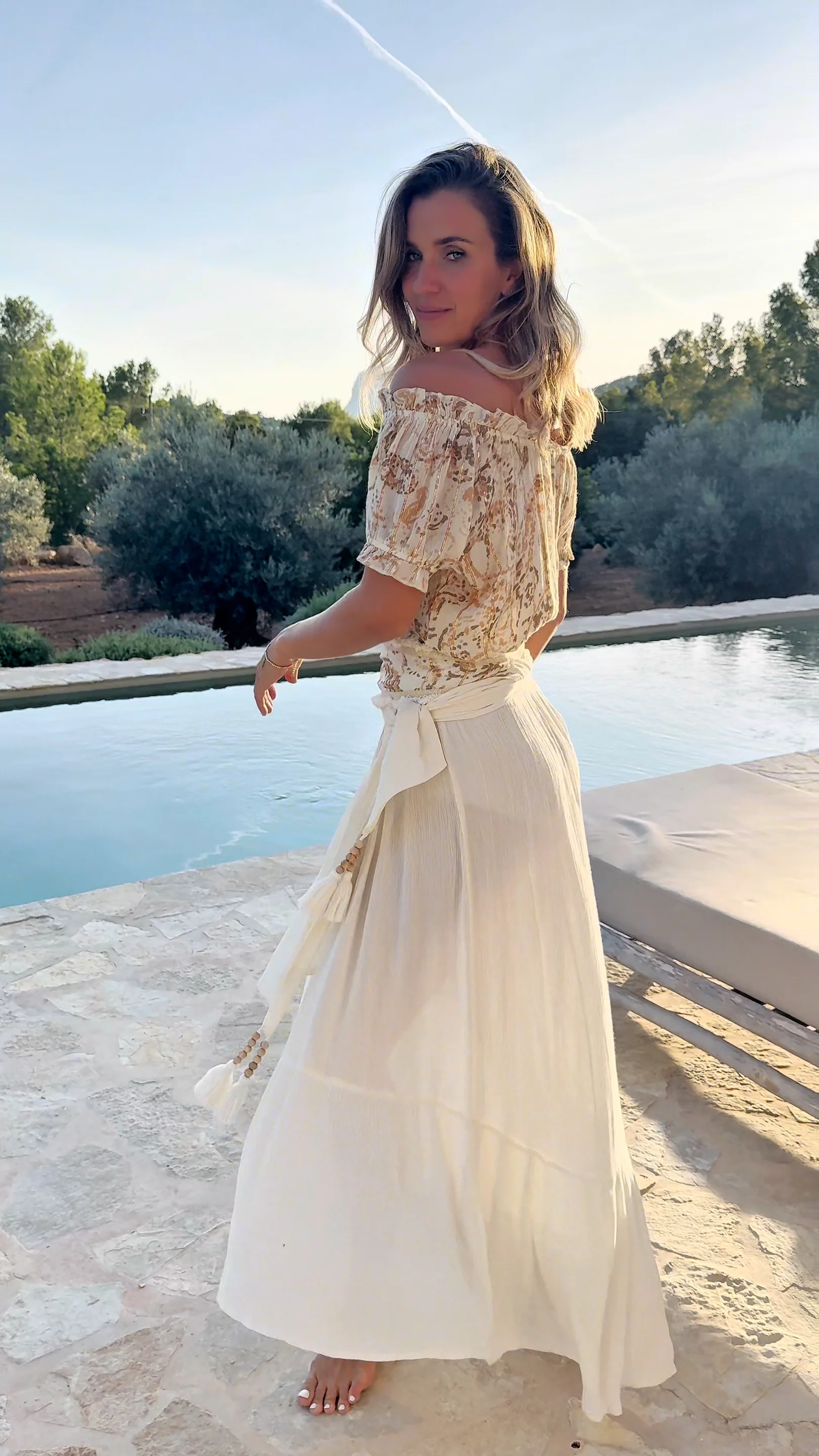 Top Gypsy Paisley Sand - ibizamode