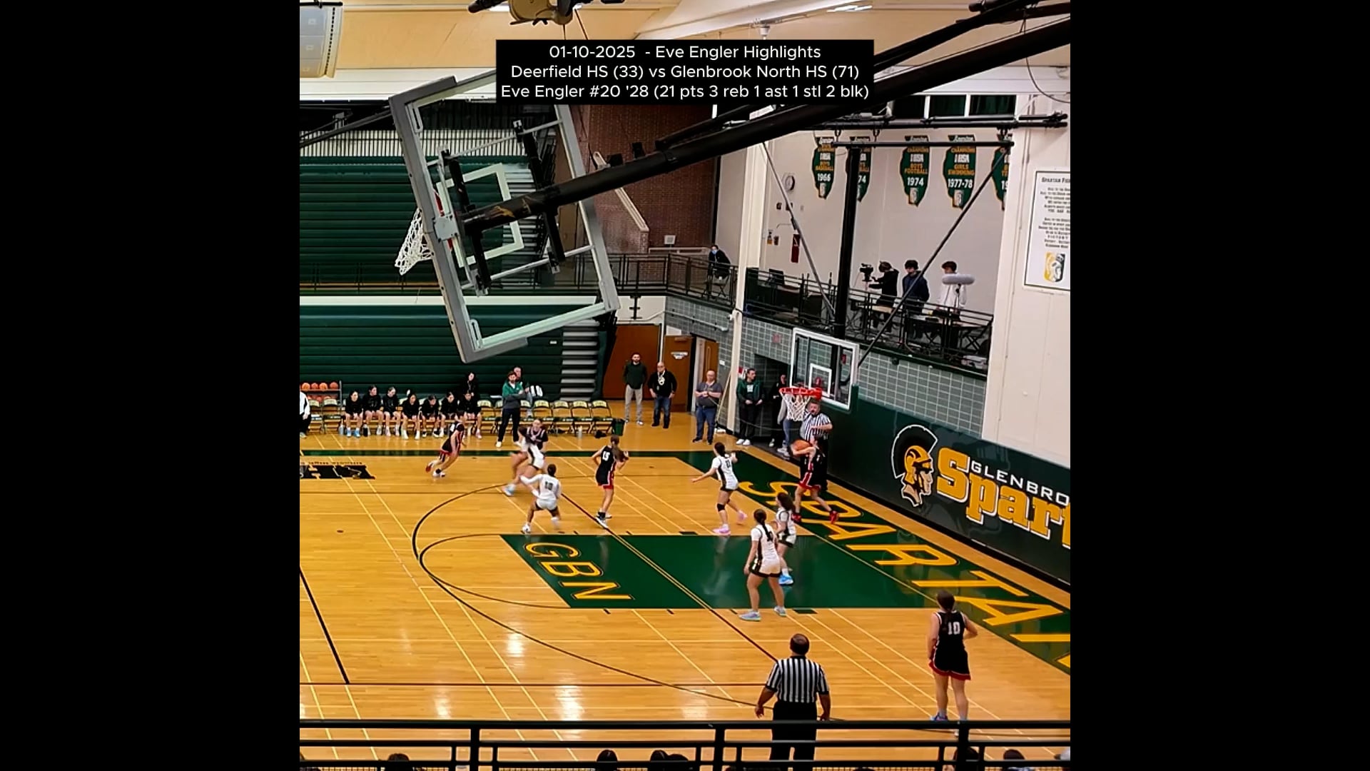 2025-01-10 GLENBROOK NORTH - EVE ENGLER 21 pts (7/9 3's) 3 reb 1 ast 1 stl 2 blk