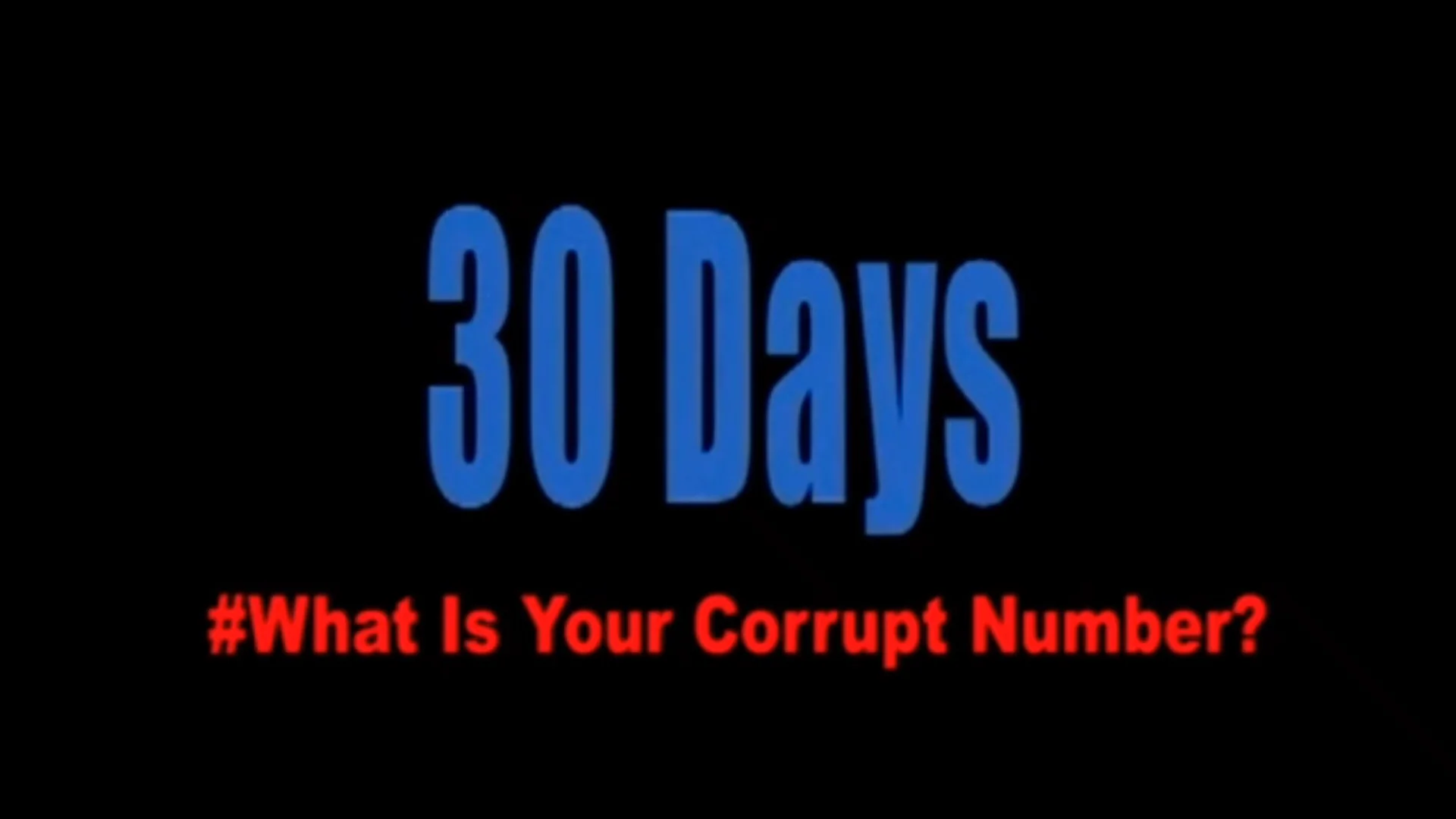 YouTube trailer [MY CORRUPT NUMBER]