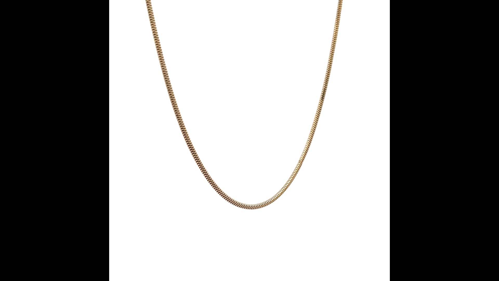 【2plan】23FW★ [MADE] 028 Insert snake thick chain necklace Woman 18k Gold Plated Stainless Steel 2 Layers Snake Box