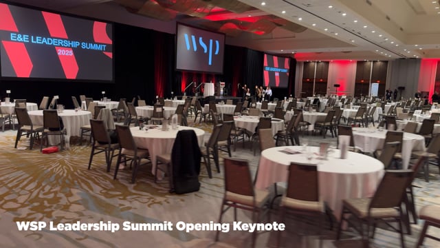 WSP Leadership Summit Keynote - Audience Reactions