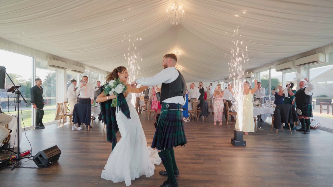 Jordan and Josey's entrance and first dance
