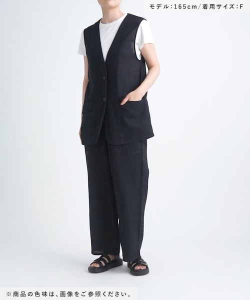 studioCLIP リネン100% ジレ studio CLIP｜【リネン100%】ジレ | Rakuten Fashion(楽天