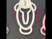 FUFU CLIP CHASTITY WHITE