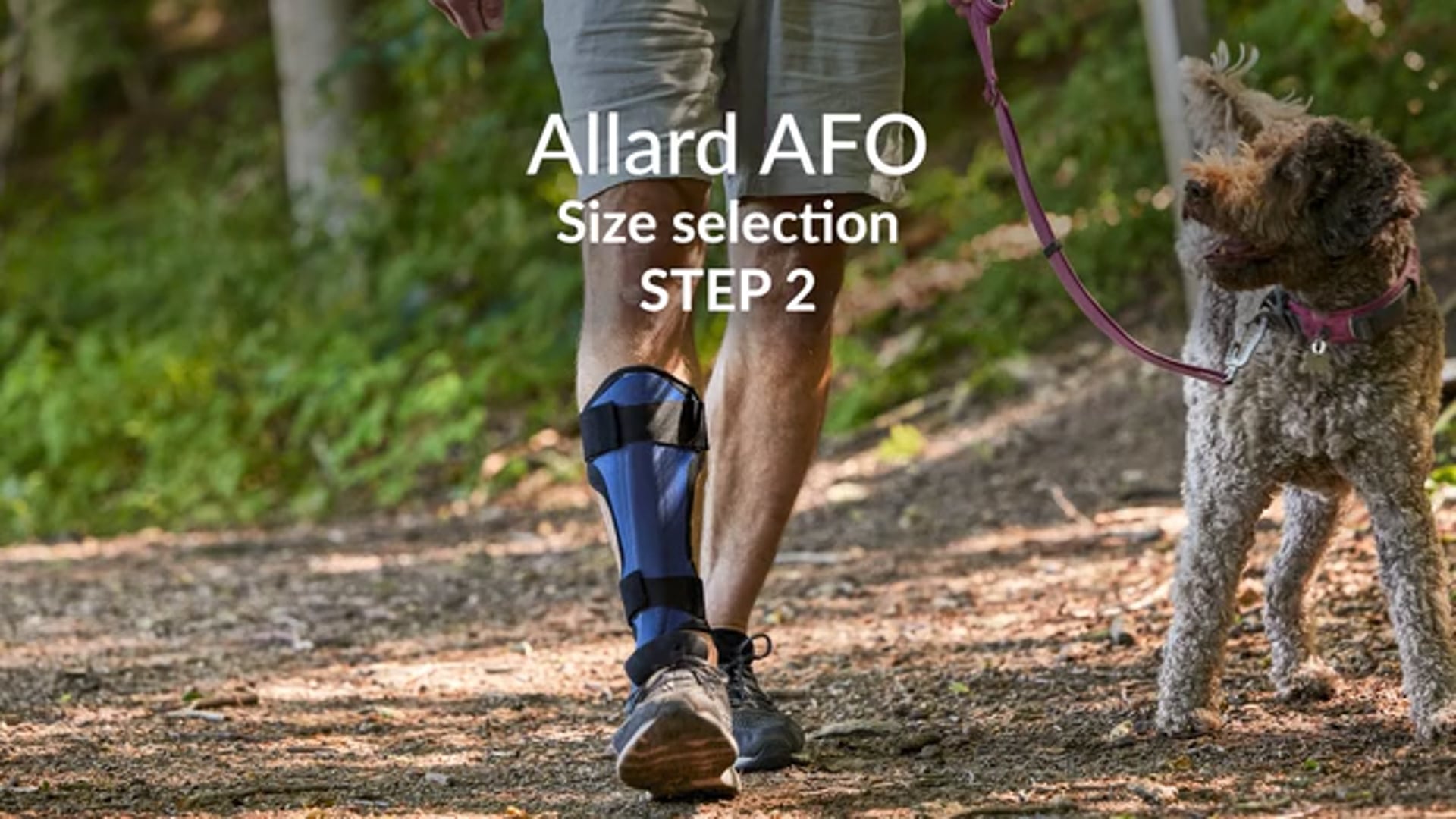 Allard AFO STEP 2: Size Selection