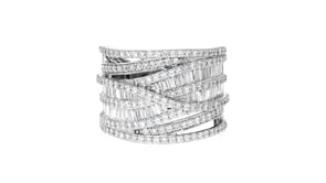 2.00 ct. t.w. Lab-Grown Diamond Highway Ring in Sterling Silver