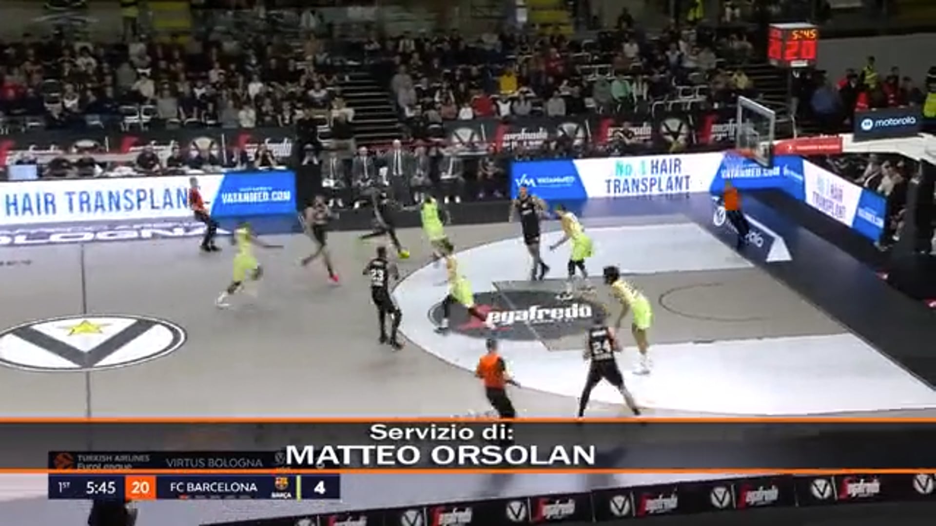 Eurolega: la Virtus si congeda a Barcellona