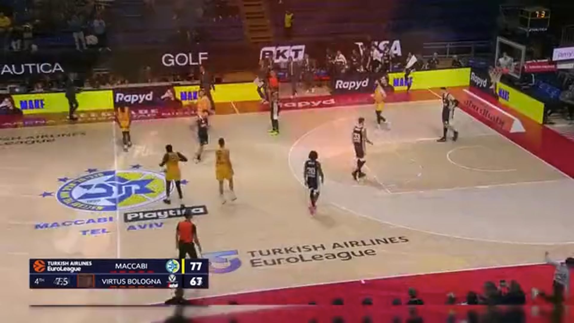 Virtus ancora perdente: ottava sconfitta in Eurolega