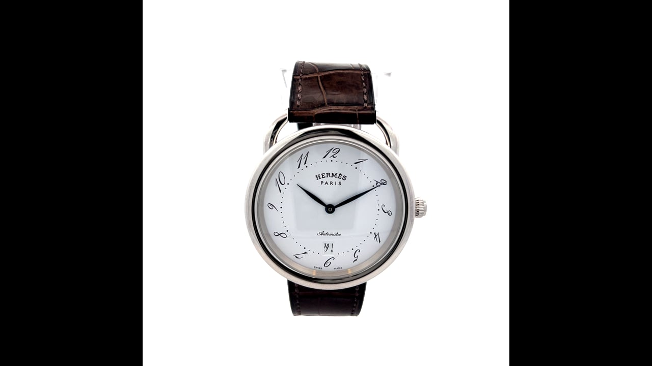 Hermes AR Automatic Watch AR7.710 in Stainless Steel – Filigree