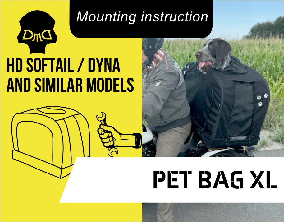 Sacoche moto pour chien X-LARGE DeemeeD