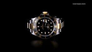 Pre-Owned Rolex Submariner Date Mens 40mm Automatic Stainless Steel and 18kt Yellow Gold Watch