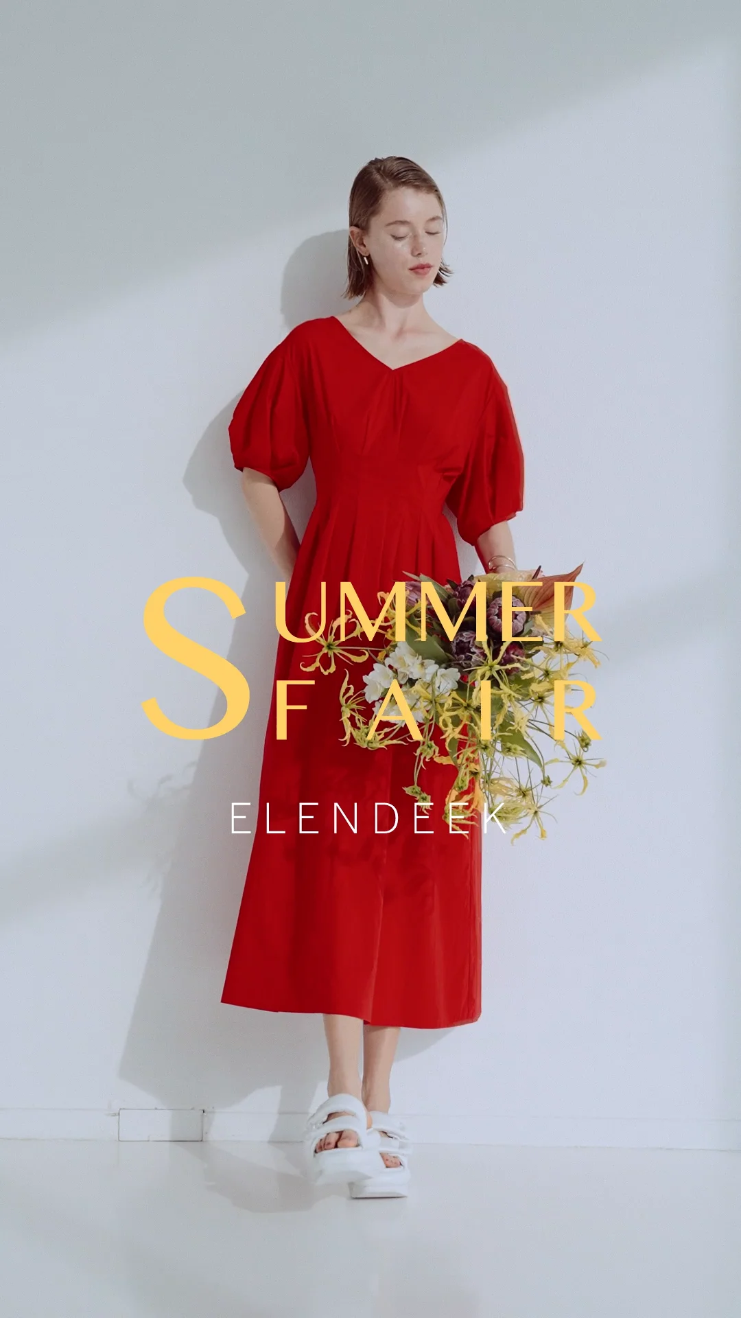 ＼SALE50%OFF+2点購入で10%OFFクーポン有／即日発送(火曜除く)/ELENDEEK エレンディーク BACK FORM CROPPED CS 512512710901 25SS 2025春夏 キャンセル返品不可 ELENDEEK ＼SALE50%OFF+2点購入で10%OFFクーポン有／即日発送